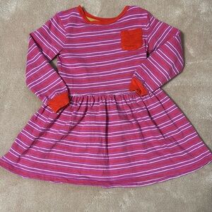 Mini Boden striped dress size 5-6